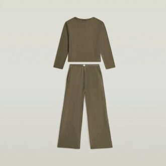 T-shirt en broek pyjamaset