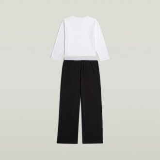 T-shirt en broek pyjamaset