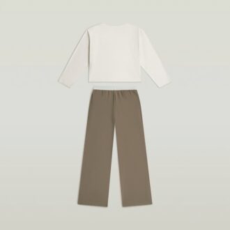 T-shirt en broek pyjamaset