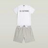 T-shirt en korte pyjamaset T-shirt en korte pyjamaset