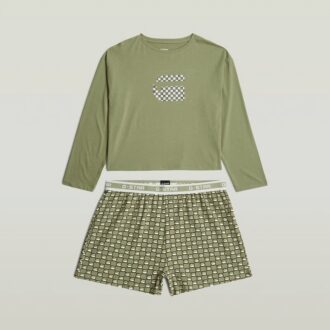T-shirt en korte pyjamaset