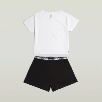 T-shirt en korte pyjamaset