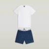T-shirt en korte pyjamaset T-shirt en korte pyjamaset