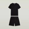 T-shirt en korte pyjamaset T-shirt en korte pyjamaset