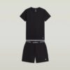 T-shirt en korte pyjamaset T-shirt en korte pyjamaset