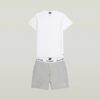 T-shirt en korte pyjamaset T-shirt en korte pyjamaset