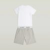 T-shirt en korte pyjamaset T-shirt en korte pyjamaset