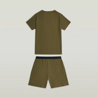 T-shirt en korte pyjamaset