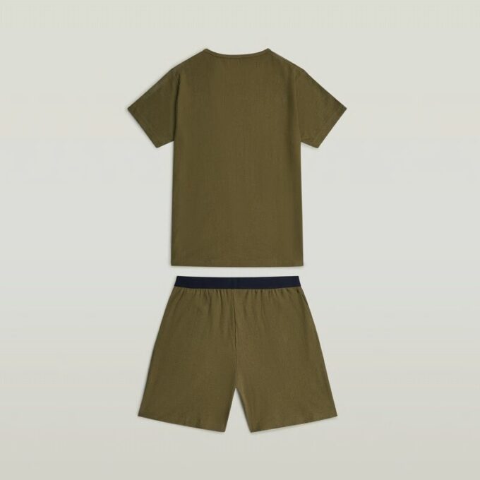 T-shirt en korte pyjamaset T-shirt en korte pyjamaset