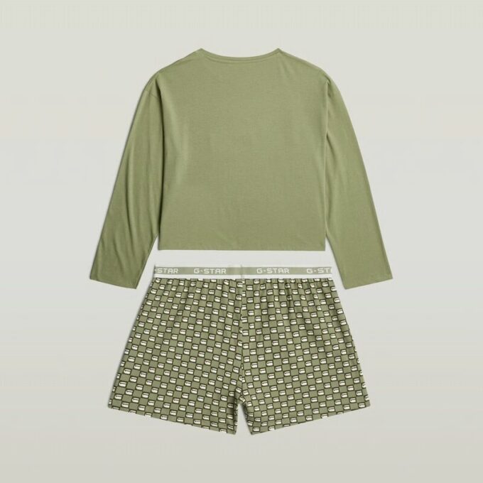 T-shirt en korte pyjamaset T-shirt en korte pyjamaset