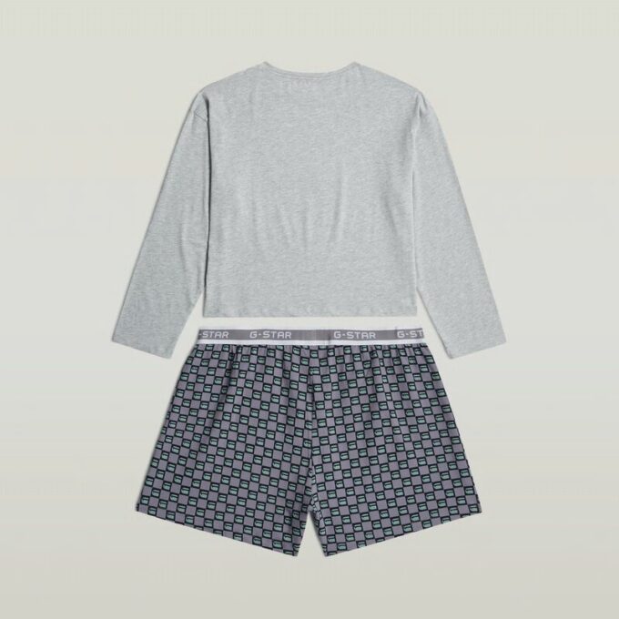 T-shirt en korte pyjamaset T-shirt en korte pyjamaset