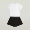T-shirt en korte pyjamaset T-shirt en korte pyjamaset