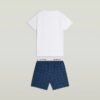 T-shirt en korte pyjamaset T-shirt en korte pyjamaset