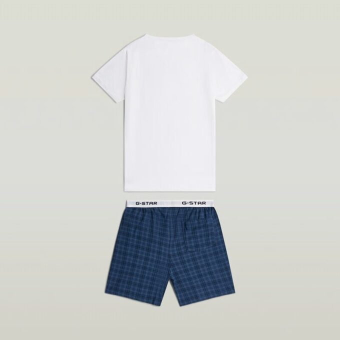 T-shirt en korte pyjamaset T-shirt en korte pyjamaset