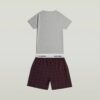 T-shirt en korte pyjamaset T-shirt en korte pyjamaset