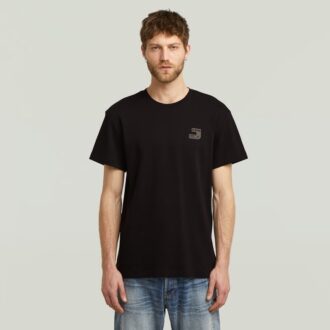 T-shirt met borstlogo