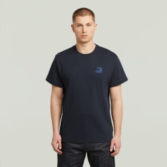 T-shirt met borstlogo