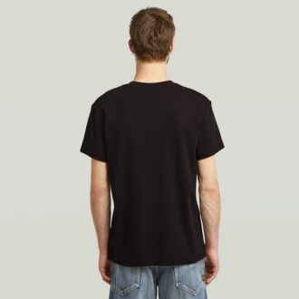 T-shirt met borstlogo