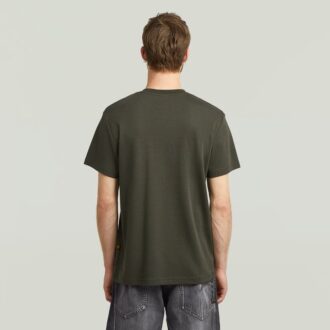 T-shirt met borstlogo