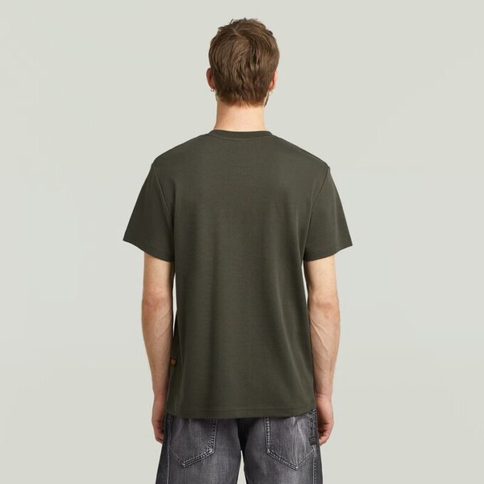 T-shirt met borstlogo