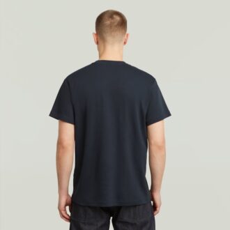 T-shirt met borstlogo