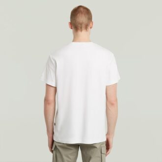 T-shirt met borstlogo