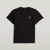 T-shirt met borstlogo