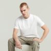 T-shirt met borstlogo