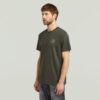 T-shirt met borstlogo
