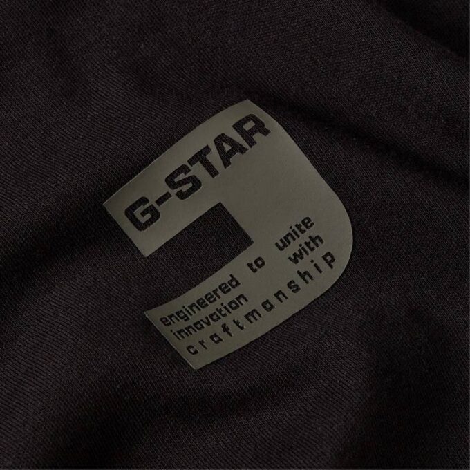 T-shirt met borstlogo