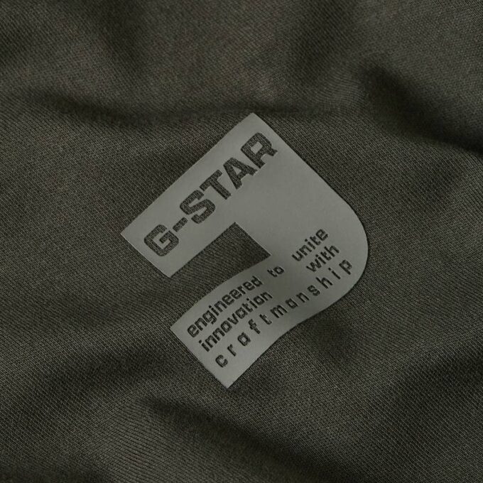 T-shirt met borstlogo