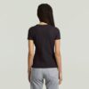 T-shirt met geribbelde kapmouw T-shirt met geribbelde kapmouw