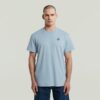 T-shirt met grafische print en sierranden aan de achterkant