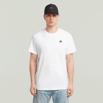T-shirt met grafische print en sierranden aan de achterkant T-shirt met grafische print en sierranden aan de achterkant