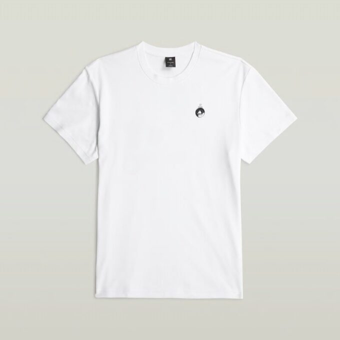 T-shirt met grafische print en sierranden aan de achterkant T-shirt met grafische print en sierranden aan de achterkant