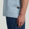 T-shirt met grafische print en sierranden aan de achterkant