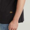 T-shirt met grafische print en sierranden aan de achterkant