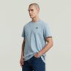 T-shirt met grafische print en sierranden aan de achterkant