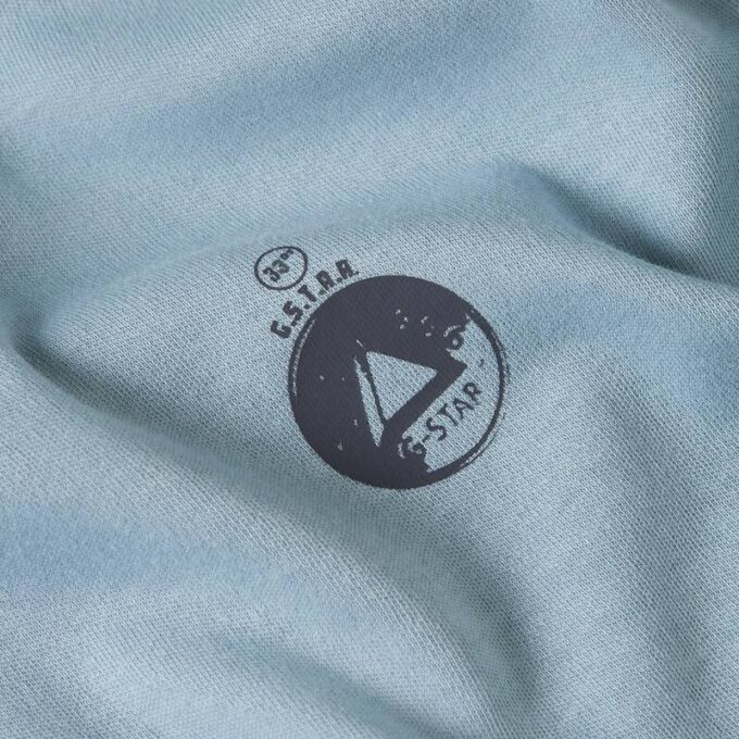 T-shirt met grafische print en sierranden aan de achterkant