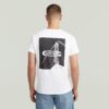T-shirt met grafische print op de rug T-shirt met grafische print op de rug