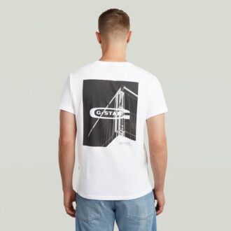 T-shirt met grafische print op de rug