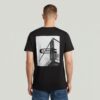 T-shirt met grafische print op de rug T-shirt met grafische print op de rug