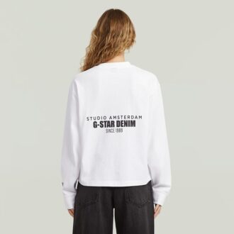 T-shirt met grafische print op de rug