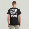 T-shirt met grafische print op de rug T-shirt met grafische print op de rug