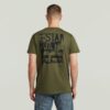 T-shirt met grafische print op de rug T-shirt met grafische print op de rug