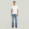 T-shirt met grafische print op de rug T-shirt met grafische print op de rug