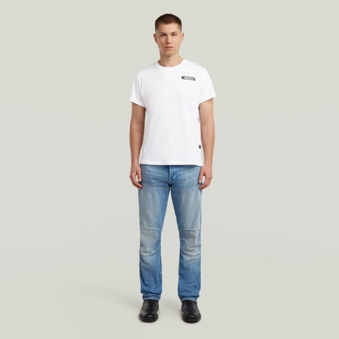 T-shirt met grafische print op de rug T-shirt met grafische print op de rug