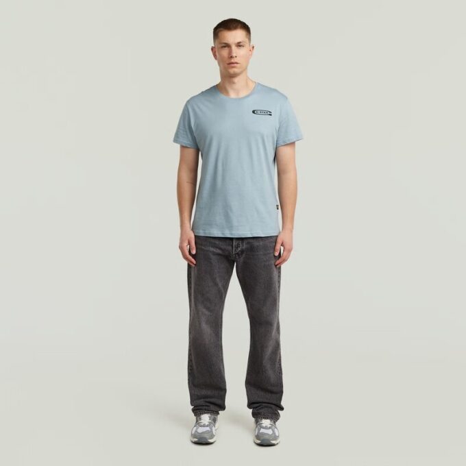 T-shirt met grafische print op de rug T-shirt met grafische print op de rug