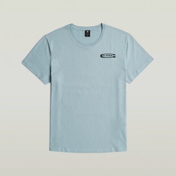 T-shirt met grafische print op de rug T-shirt met grafische print op de rug