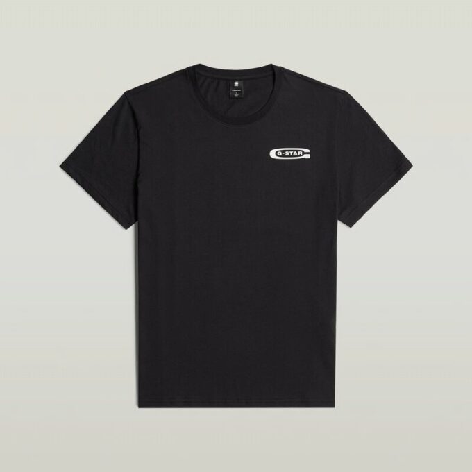 T-shirt met grafische print op de rug T-shirt met grafische print op de rug
